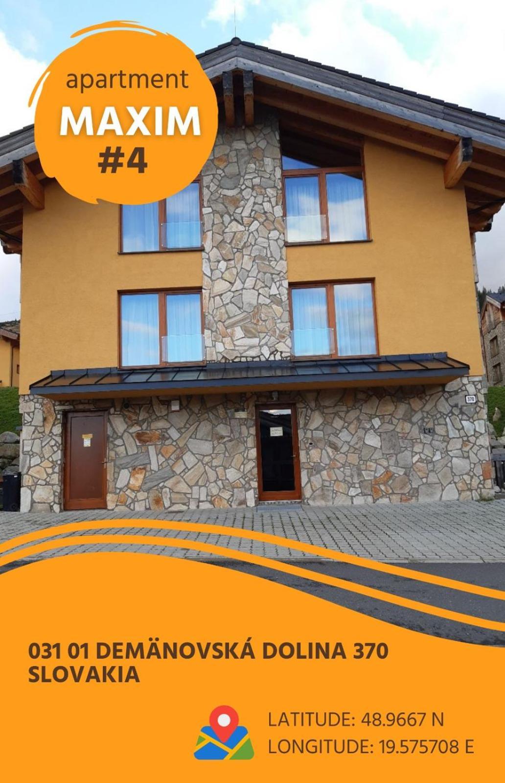 Chalet Jasna Wellness Apartment Maxim Jacuzzi & Sauna Деменівська Долина Екстер'єр фото
